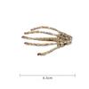 Retro Skeleton Hand Hair Clip Gothic Style Headwear Personality Bone Claw Hairpin  Hair Accessories