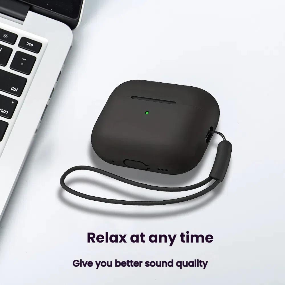 Для AirPods Pro 2 2-го поколения Чехол-крышка С ремешком Мягкие силиконовые защитные чехлы Для Apple AirPods Pro2 Air Pod Pro2 Поколение Coque Funda