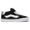 Vans Knu Mid Comfortable Versatile High-Top Skate Shoes Unisex Sneakers Black White VN000CQ96BT1