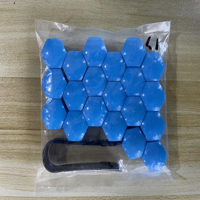 Новые 17 мм 20 шт. колпачков для гаек колес автомобиля, защитные крышки, колпачки, антикоррозийные крышки для автомобильных ступиц, гайки для автомобильных шин, наружные украшения