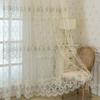 Вышитая сетчатая занавеска для окна Гостиная Спальня Балкон Светопроницаемость Готовая занавеска Европейская Современная Простота