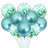 10PCS Gold Silver Rose Latex Metal  Baby Shower Balloons Gender Reveal Mother's Day Wedding Party Decorations Globos