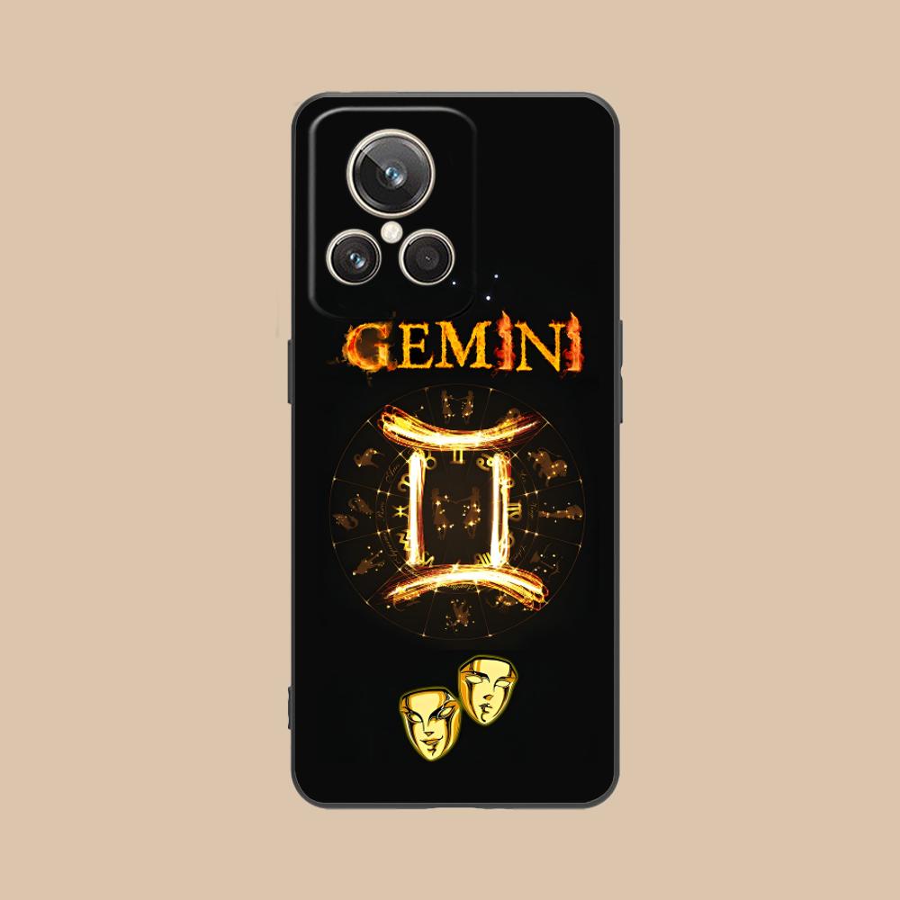 Чехол для мобильного телефона со знаком зодиака Близнецы для Realme GT 8 Neo Pro C75 73 71 C67 65 C55 53 C35 31 C20 15 Цветной печатный чехол