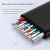 Прочный кабель данных USB4 Изготовлен с алюминиевым покрытием TPE для долговечности Поддерживает передачу данных 40 Гбит/с Видео 8K Зарядка 240 Вт