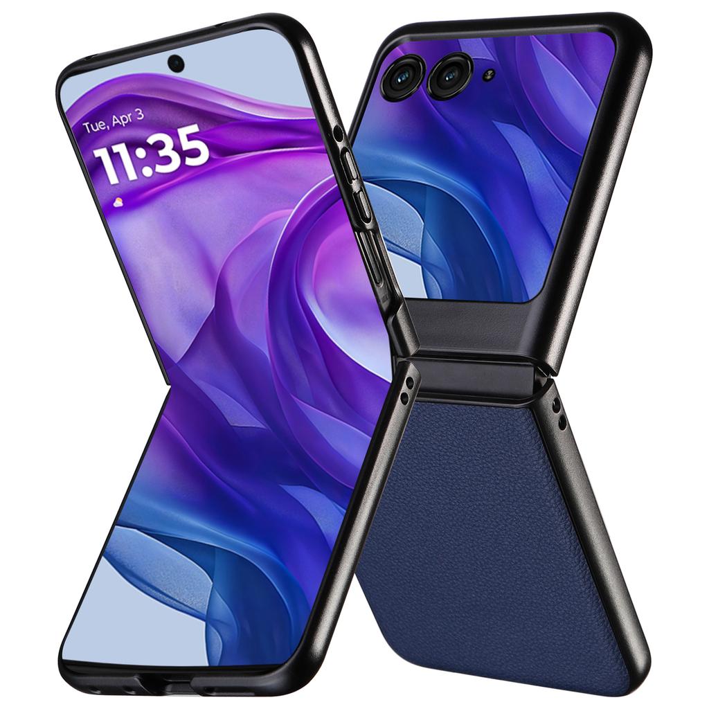 For Motorola Razr 2025/Razr 2024/Razr 60/Razr 50 5G Case Anti-Drop Litchi Texture PU+Hard PC Phone Cover
