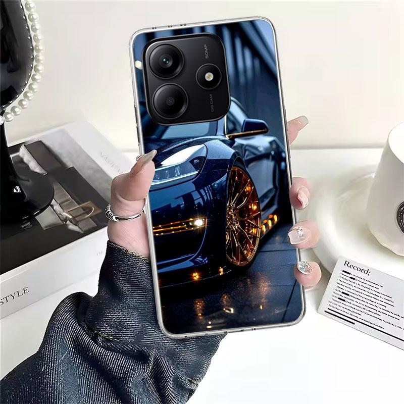 Мягкий чехол для телефона с изображением электромобиля M-Model S 3 для Xiaomi Redmi Note 15 14 14S 13 12 Pro Plus 12S 11 11S 11E 10 10S 11T 5G Fundas Coqu