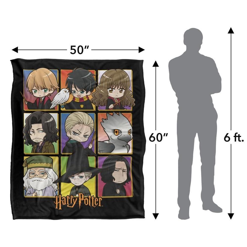 Harry Potter Anime Character Collage Blanket