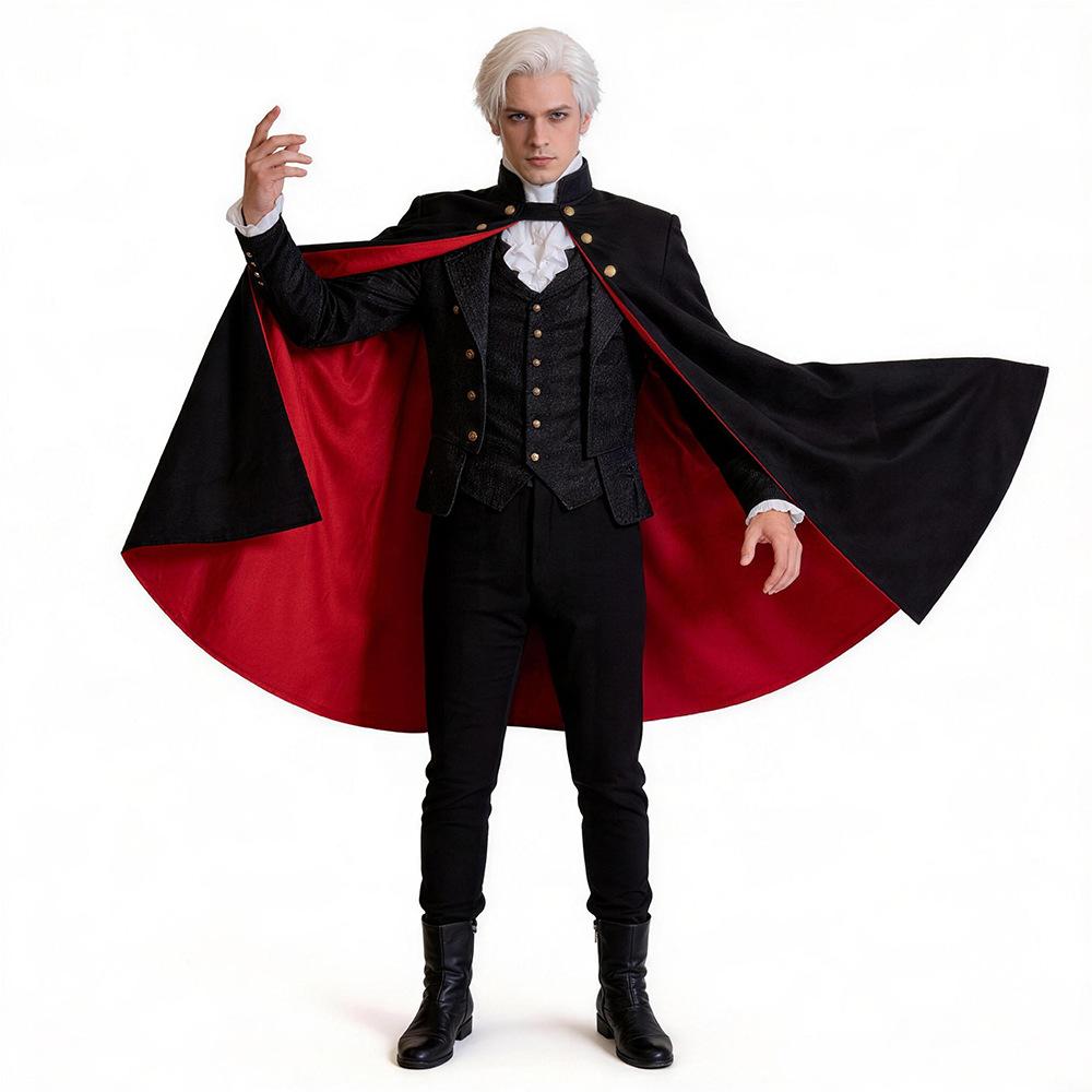 Cloak Cape Costume, Vampire Cape Cosplay Cosplay Stage Costume Halloween