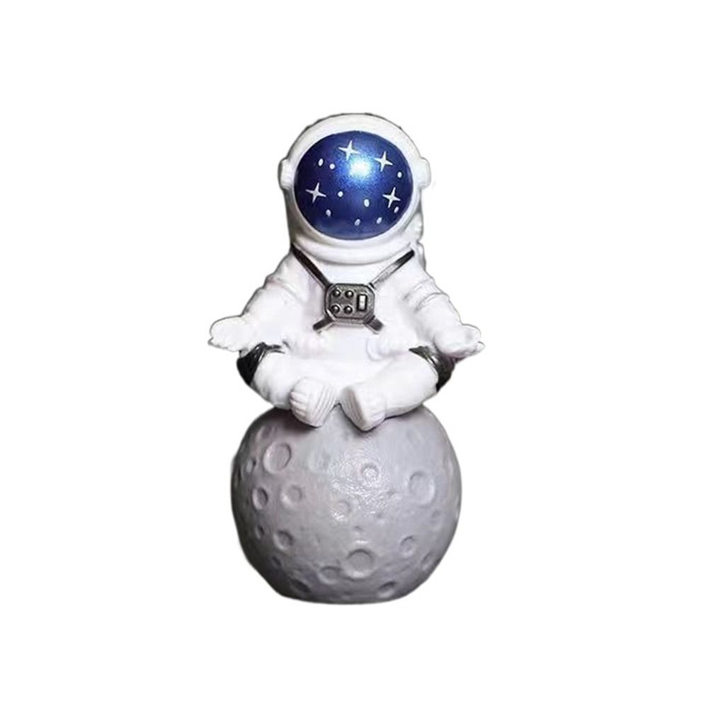 Statues Miniatures Gift Astronaut Model Astronaut Figurines Spaceman Moon Sculpture Decorative