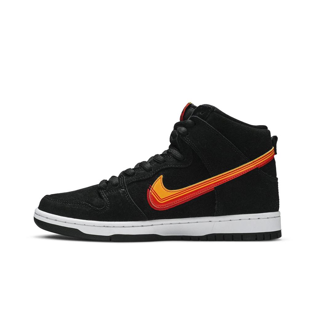 Nike Dunk SB High 'Truck It' (Unisex) Black / University Gold / Team Orange Skate Shoes BQ6826 003