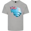 Curled Fiji Flag Fijian Day Football Unisexs Light Cotton TShirt