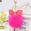 Модный шар из искусственного кроличьего меха, шарм, сумка для телефона, автомобильный кулон, брелок для ключей