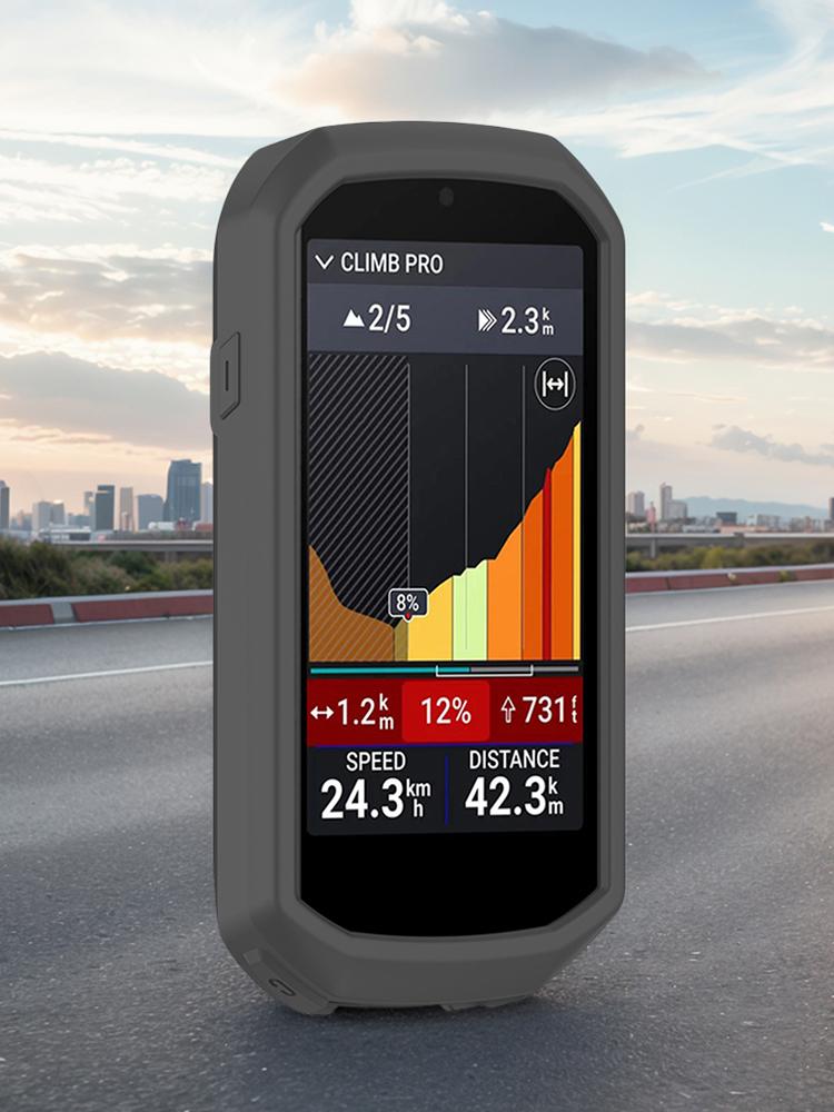 Для Garmin Edge 1050 Силиконовый Чехол Бампер Защитная Крышка Защита от Царапин Полностью Покрывающий Защитный Чехол Мягкий Защитный от Падений Бампер Чехол-Рукав