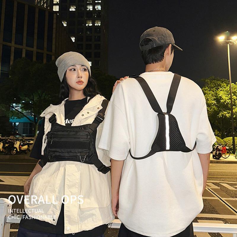 Альпинистская Molle нагрудная сумка Многофункциональный тактический жилет Регулируемый беговой разгрузочный жилет Подсумок для активного отдыха Кемпинг Велоспорт Пеший туризм Поясная сумка