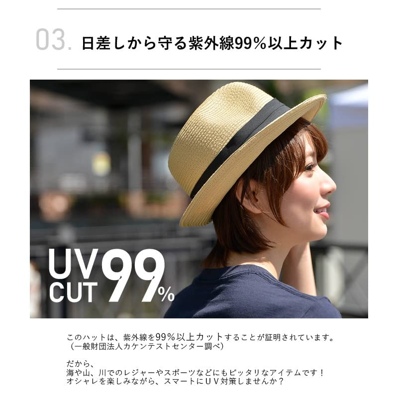 Nakota Mixed Paper and Large and Small Straw Foldable Panama Navy Hat, Men's, Women's, Kids', Sizes, Hat, Hat, Spring/Summer Hat, Fedora, Ribbon,