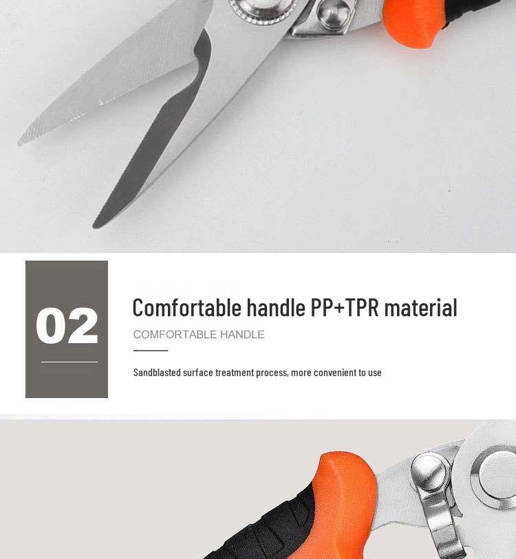 Промышленные ножницы электрика из нержавеющей стали - 7/8 дюймовые ножницы по металлу для алюминиевых и композитных панелей