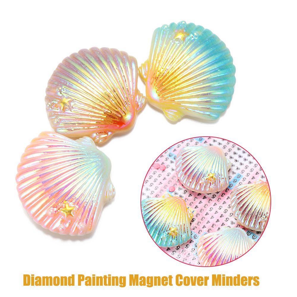 Shell Magnet Cover Minders Diamond Painting Tools Cross Stitch Diamond Painting Cover Holder