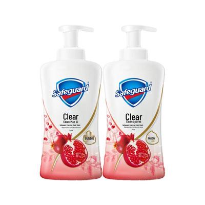 Защита Обновляющий пенящийся гель для душа с красным гранатом Duo