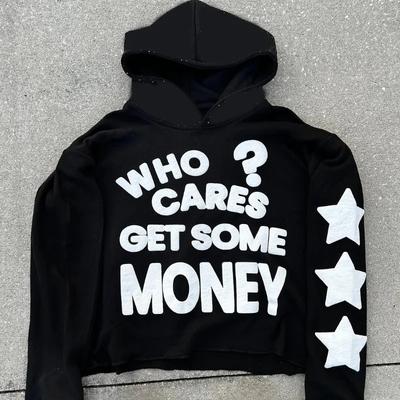 Осенне-зимние хип-хоп Y2K Street Style Letter Graffiti Printed Fashion мужские и женские теплые толстовки с капюшоном