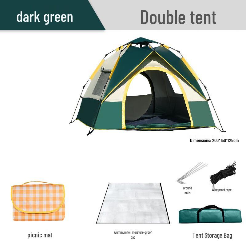 ZISIZ Outdoor Folding Camping Tent