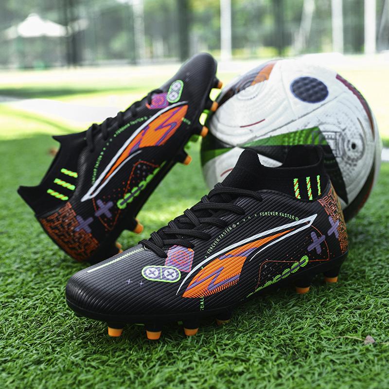 Indoor TF/FG Football Shoes Fast TF/FG High Quality Soccer Shoes Society Cleats Grass Training Football Field Boots Sneaker