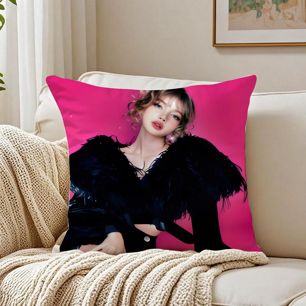singer powerful LLLisa Cushion Cover Pillowcase Antidustmite living Room Sofa Decor Cushion Room