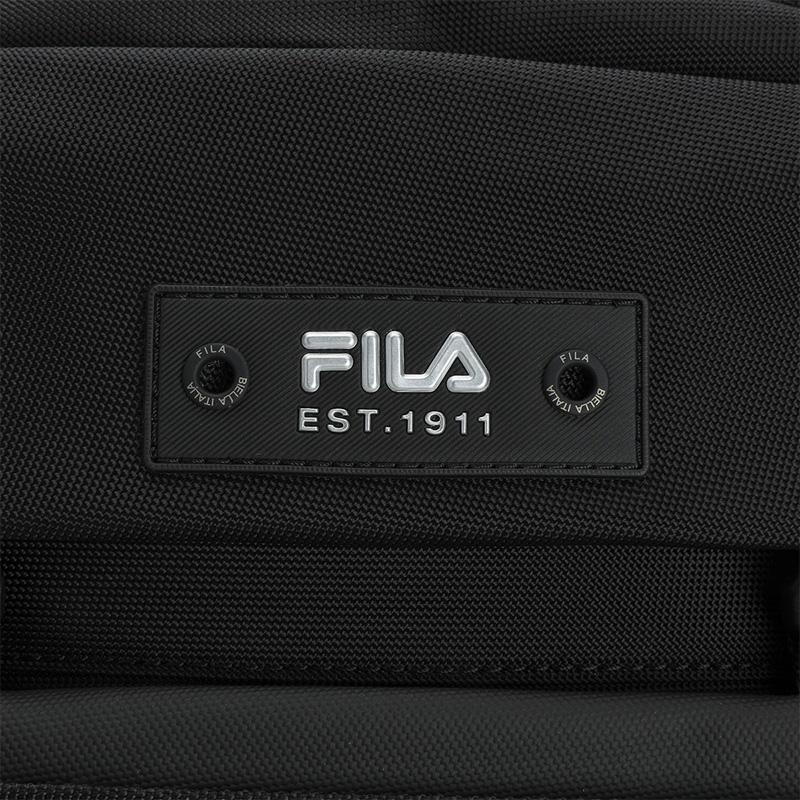 New FILA ORIGINALE Fabric Backpack Men's Jet Black F13M539104FBK