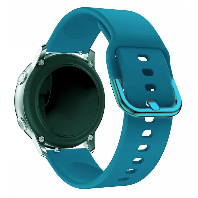 20 мм/22 мм ремешок для Samsung Galaxy Watch Active 2 40 мм 44 мм 3 Gear Sport браслет сменный ремешок для часов 20 мм 22 ремешок для часов