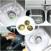 3 Pcs Sink Filter Stainless Steel Drain Strainer Set Wear-Resistant Sink Drain Cover Mesh Sink Stopper with Plug Debris Collector for Kitchen
