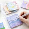Office Supplies Daily To Do Sticky Note Paper Landscape Oil Painting Sticky Note Memo Pad Memo Note
