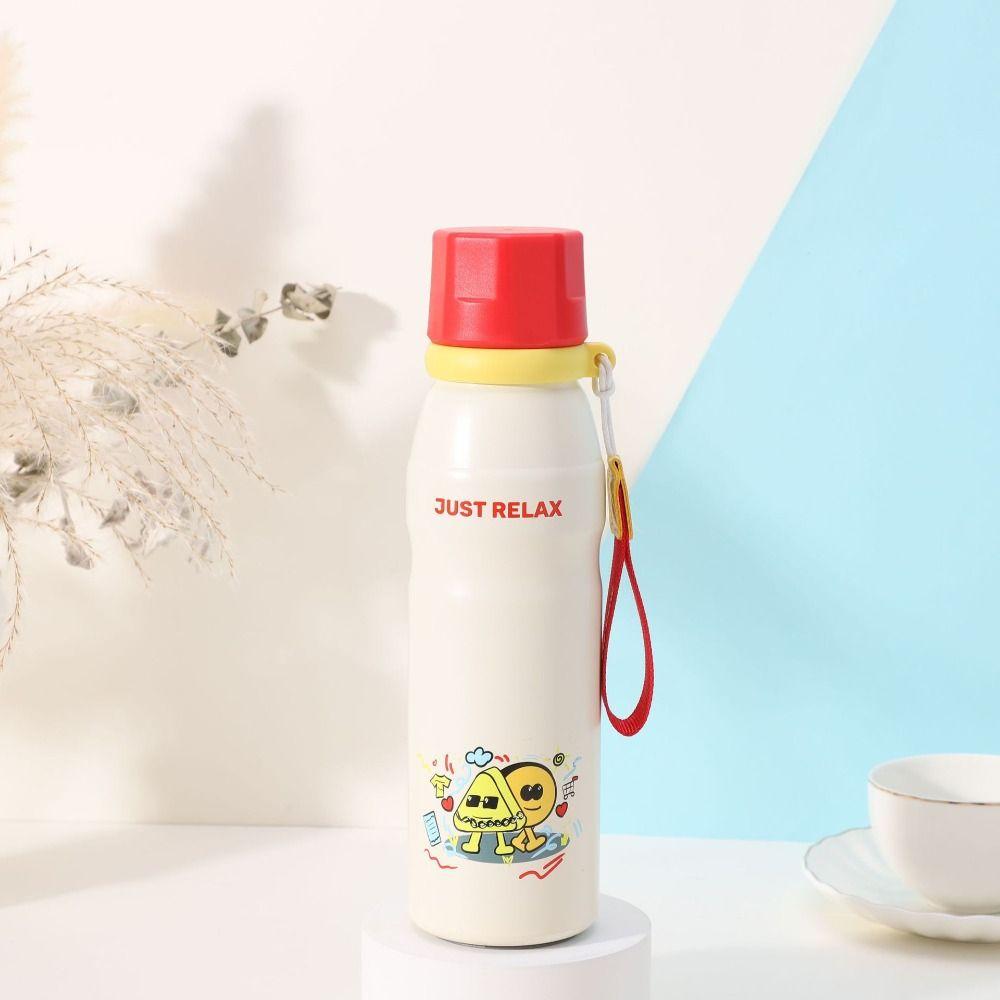 Нержавеющая сталь 316 Мультяшная термокружка Большой емкости Термос Бутылка для воды Вакуумная колба Ребенок