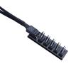 Fan Hub Splitter 1 To 5 Ports  4 Pin PWM Regulator 12V Power Cable Hub Adapter for CPU Cooler Case Chasis Cooling Fan