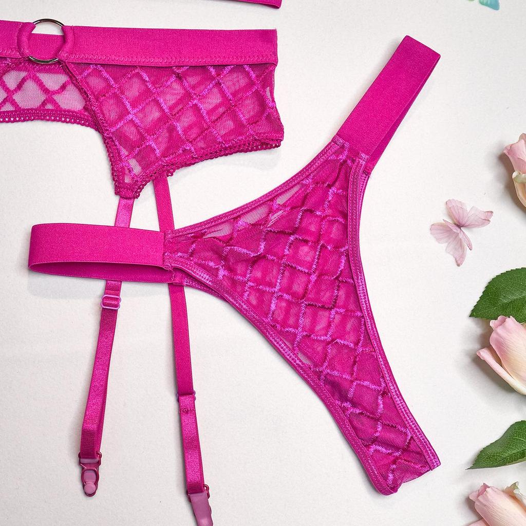 3 предмета сетчатое удобное марлевое сексуальное нижнее белье для женщин