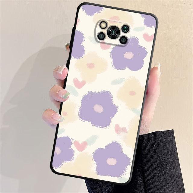 Силиконовый матовый чехол для Samsung Galaxy S21 S22 S20 Note 20 Ultra 10 Plus 8 9 S23 S22 Ultra 5g Note20 S20 с милым цветочным чехлом
