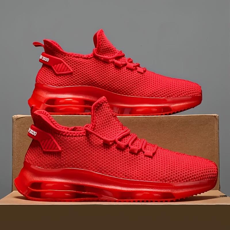 Мужские нескользящие повседневные кроссовки, дышащие, для бега на открытом воздухе, тренировок, походов, спорта, бега на открытом воздухе, женские плетеные трикотажные туфли на шнуровке