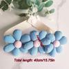 2Pcs Colorful Flower Curtain Buckles Flower Shape Decorative Rope Curtain Ties  Window Accessories