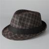 Dad's Hat Men's Autumn Winter Outdoor Warm Old Man's Top Hat Casual Checkered Jazz Hat Middle-aged Elderly Gentleman's Hat