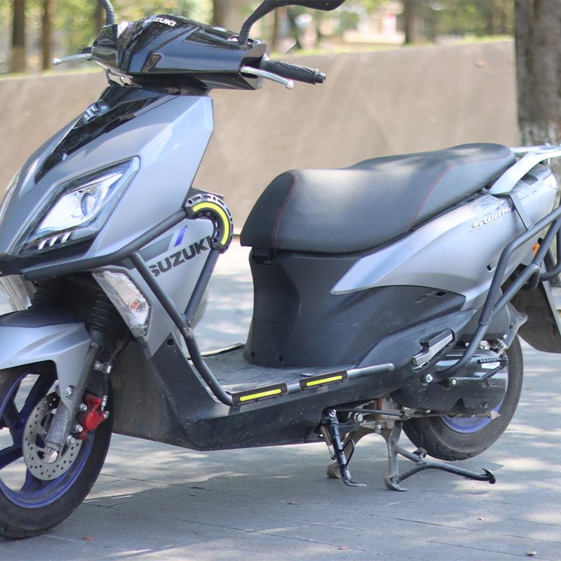 Легкий Мотоцикл Suzuki UY125 Защитные Противоударные Дуги - Передний и Задний Бамперы из Углеродистой Стали