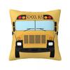 Yellow School Bus Pattern Throw Pillow Decorative Pillow Covers For Sofa Decorative Pillowcase Custom Cushion