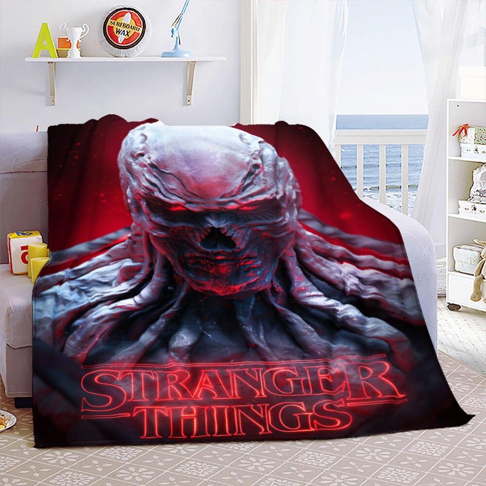 Портативные теплые пледы Eddie Munson Stranger Things для постельных принадлежностей для путешествий