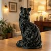 Минималистичная Элегантная Статуэтка Кошки 3D Печатная Фигурка Кошки Современное Настольное Украшение для Спальни Гостиной Офисного Стола