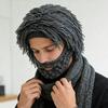 Шерстяная шапка Yousheng со съемной бородой Теплая Удобная Шапка в панк-стиле Аксессуар для косплея для Хэллоуина и Рождества