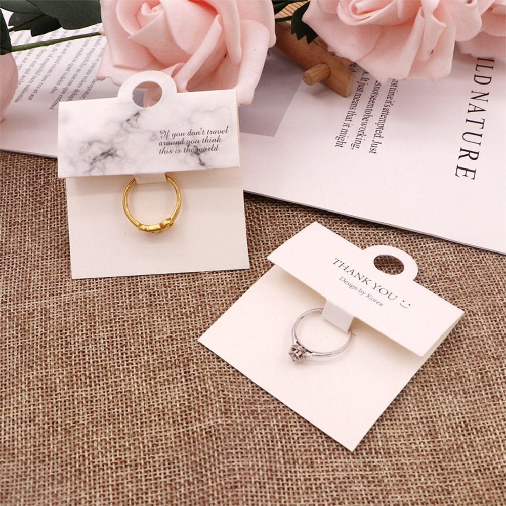 50 шт. черно-белые ювелирные карточки для показа крафт-бумаги брелок для упаковки бирки подвесные этикетки брелки