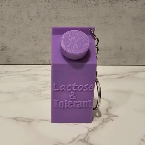 1/2 шт., держатель для таблеток, переносящих лактозу и таблетки, брелок, компактная коробка, дизайн коробки для молока, брелок, рюкзаки, кошельки, аксессуары