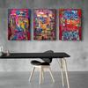 Уличное граффити искусство абстрактная настенная живопись фигура холст картина офис постер гостиная спальня украшение дома фреска без рамки