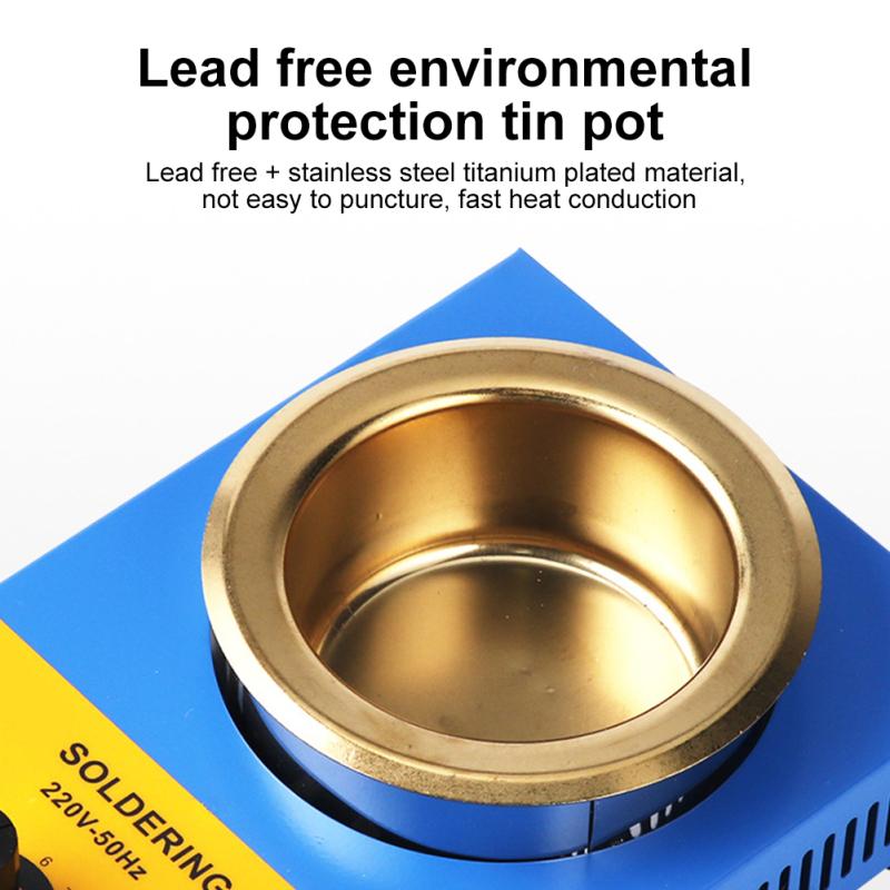 220 В переменного тока, регулируемая температура, припой, оловянная печь, плавильная печь, инструменты для распайки, круглый диаметр