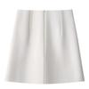 Women's White A-Line High Waist Midi Skirt - Spring 2025 Collection, Slimming and Bodycon Style