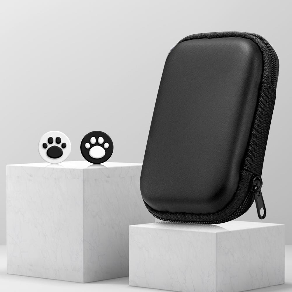 EVA Hard Carrying Case Shockproof with 2 Joystick Caps Hardshell Case Anti-scratch Protection Bag Waterproof for Miyoo Mini Plus