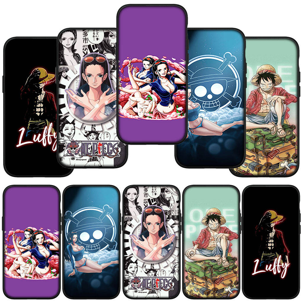 Phone Case for iPhone 17 15 16 Plus Redmi Note 14 12 11 13 Pro Max Huawei P30 P20 Lite OPPO A60 A40 A80 A18 A16 A54 Nico Robin Luffy One Piece Cover