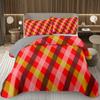 Геометрическое клетчатое покрывало Набор стеганого постельного белья Buffalo Plaid Клетчатый набор покрывал Твин Квин для детей Мальчиков Подростков